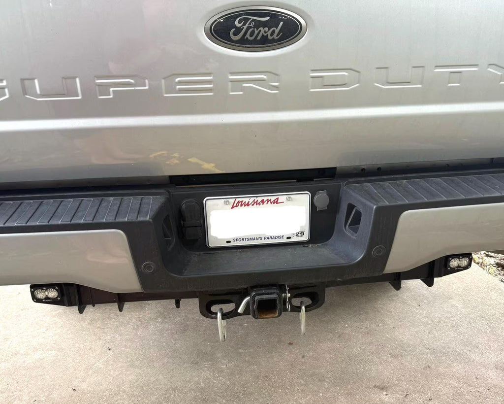 Ford Super Duty Reverse Light Mount – Hitch Tube, Baja Designs S2/S1 (2017+)