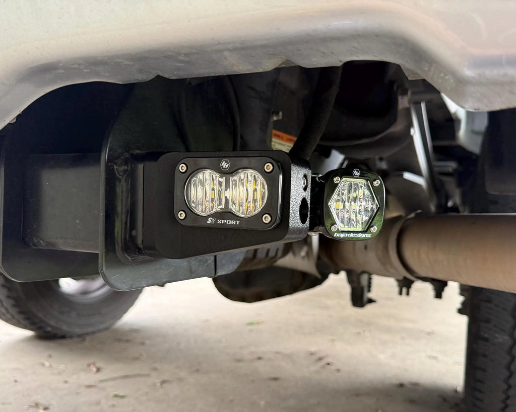 Ford Super Duty Reverse Light Mount – Hitch Tube, Baja Designs S2/S1 (2017+)