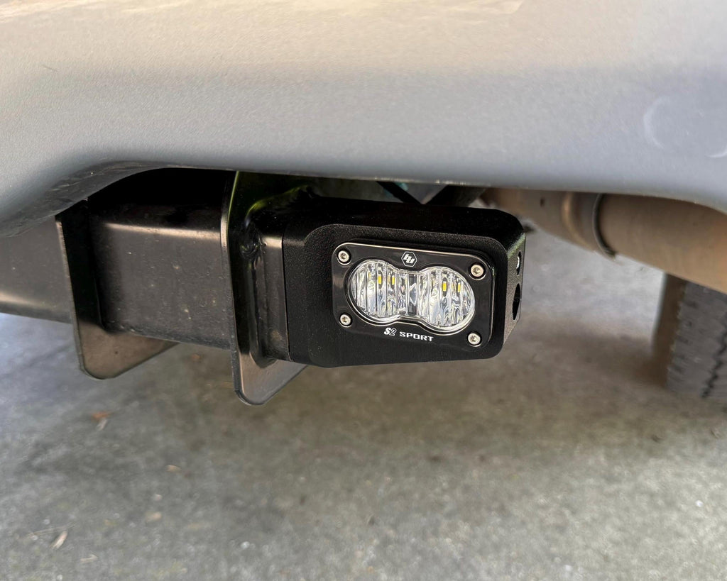 Ford Super Duty Reverse Light Mount – Hitch Tube, Baja Designs S2/S1 (2017+)