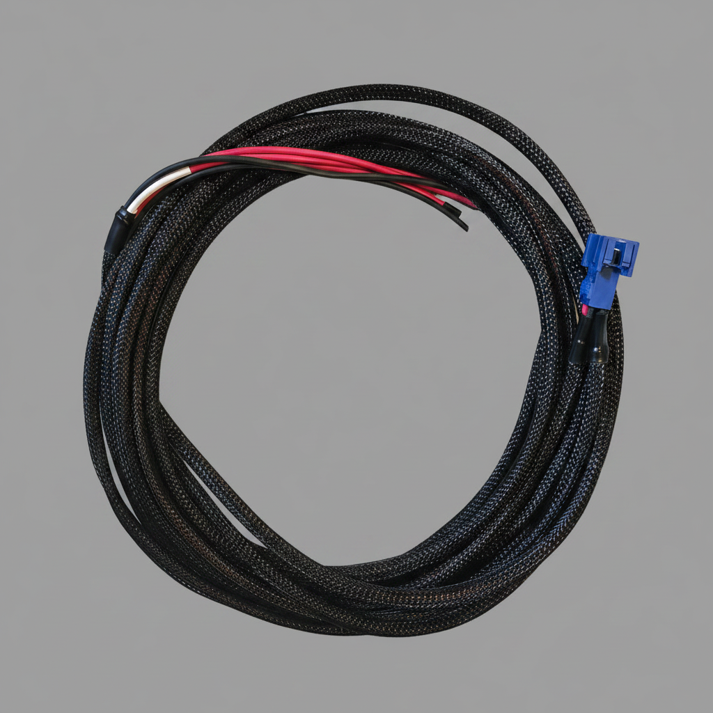 Cable on gray background