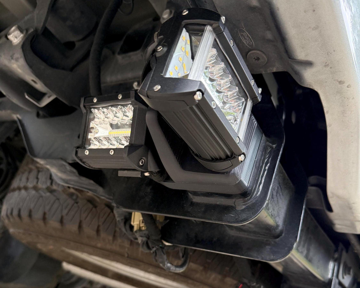 Ford Super Duty Reverse Light Mount Kit – Hitch Tube, Brackets + Lights (2017+)