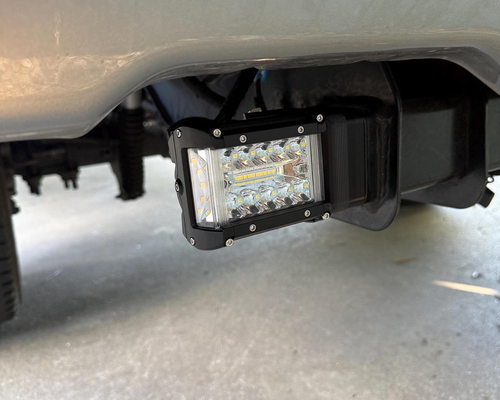 Ford Super Duty Reverse Light Mount Kit – Hitch Tube, Brackets + Lights (2017+)