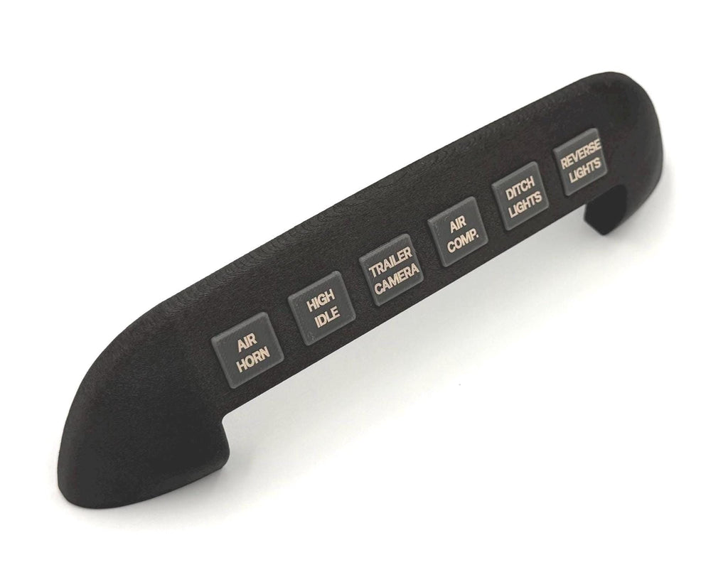Super Duty Upfitter Switch Guard – Momentary Conversion & Labels (2023+)